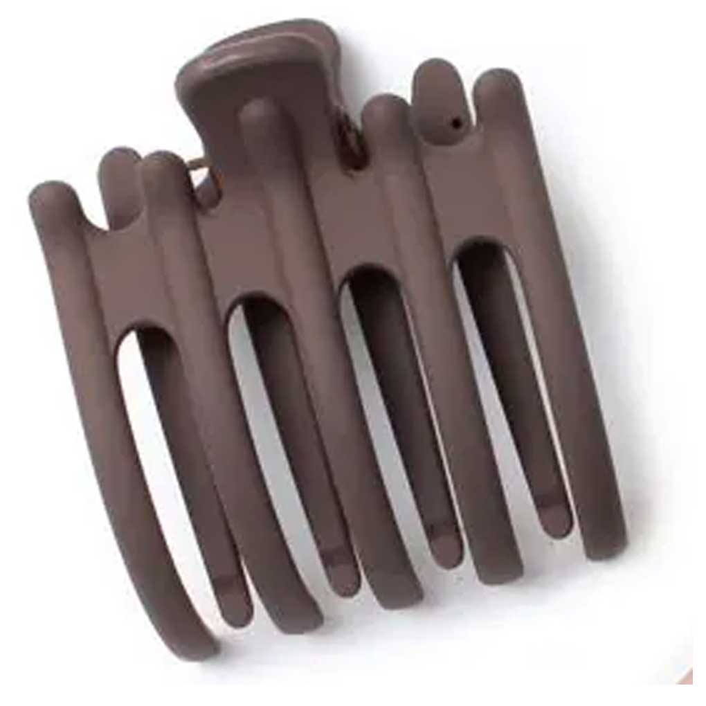 Molly And Rose Recycled Matt Finish Claw Clamp Walnut Browns 9437