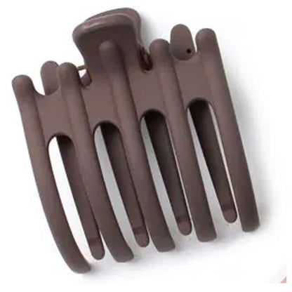 Molly And Rose Recycled Matt Finish Claw Clamp Walnut Browns 9437
