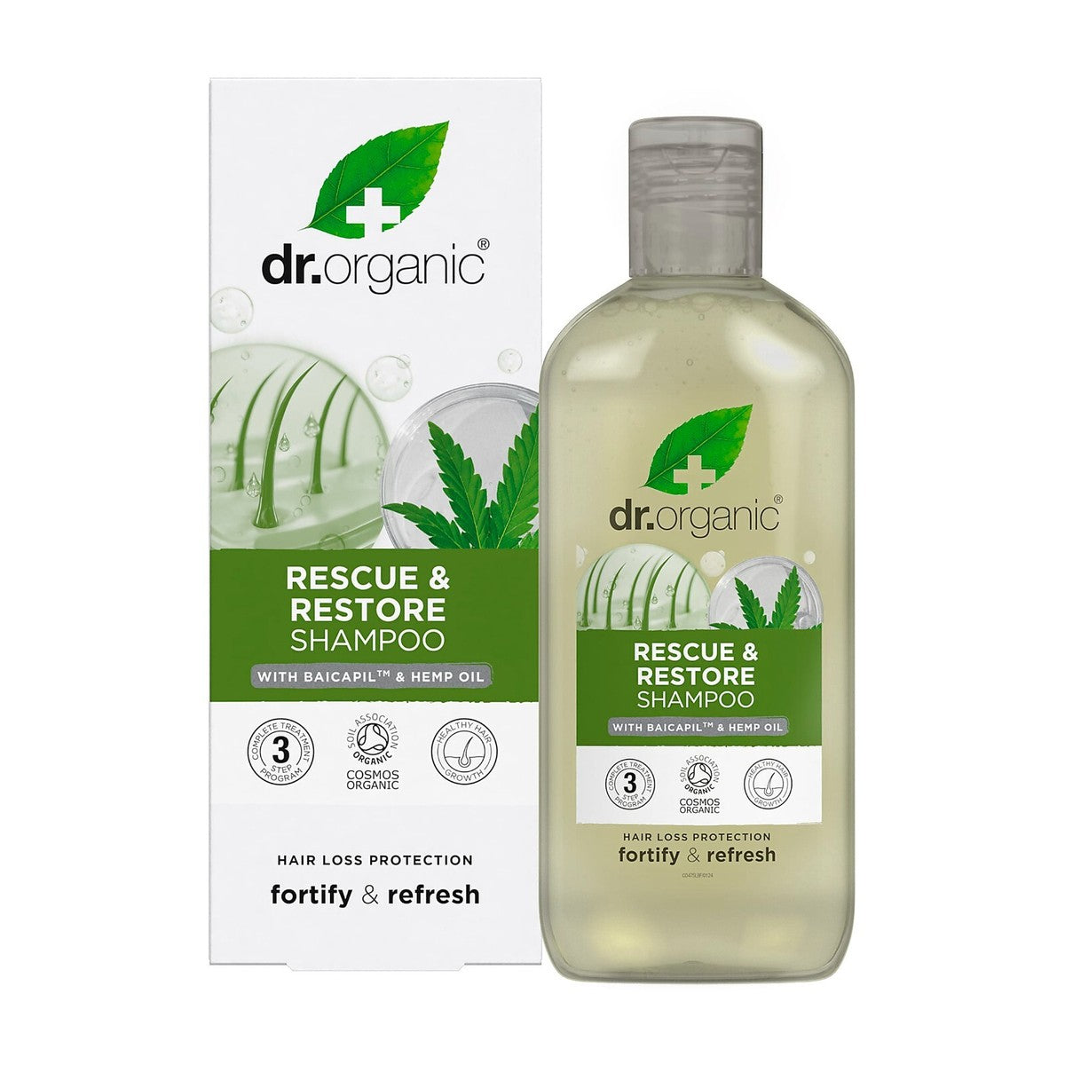 Bioactive Haircare Bio-Hanföl-Rettungsshampoo
